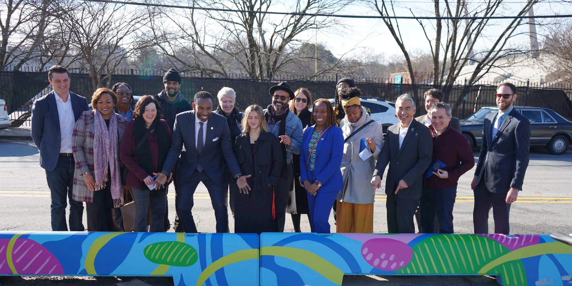 Mural Ribbon Cutting Image