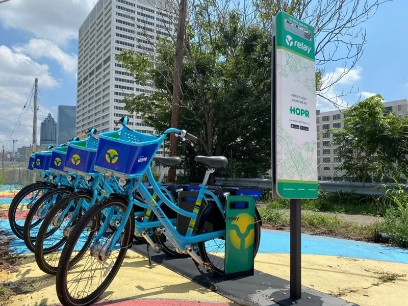 Riding Bikes And Scooters Image